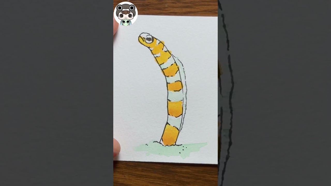 Easy! How to Draw Splendid Garden Eel and a Spotted Garden Eel