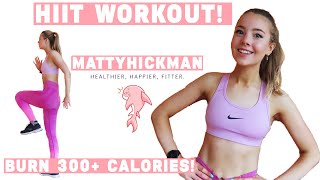 HIIT WORKOUT | Burn 300+ Calories 🔥 in this INTENSE 15 minute Home Workout (NO REPEATS!)