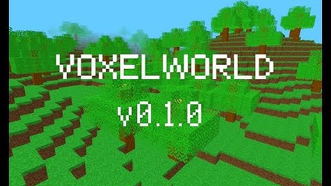 Voxelworld v0.1.0 Demo - A voxel game created using Rust and OpenGL