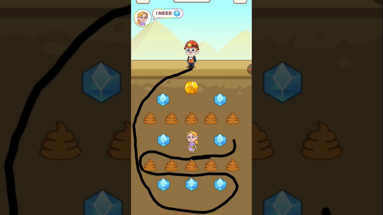 What? pull the gold gameplay level 145😆  #gaming​ #shorts​ #viral​ #triding​