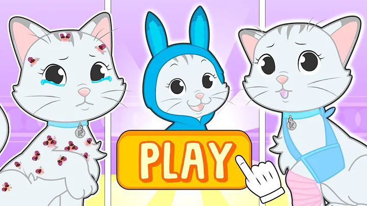 Video 4036291: pets baby cat, cat learning, bath