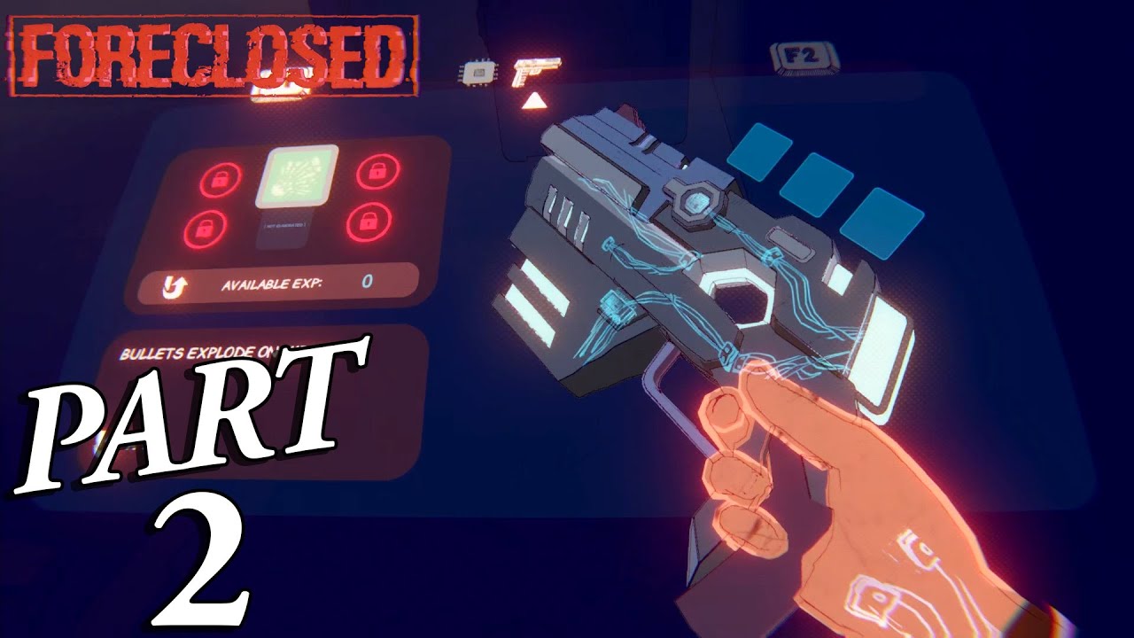 FORECLOSED PC Gameplay Walkthrough PART 2 - GETTING A GUN/ROOFTOP ESCAPE