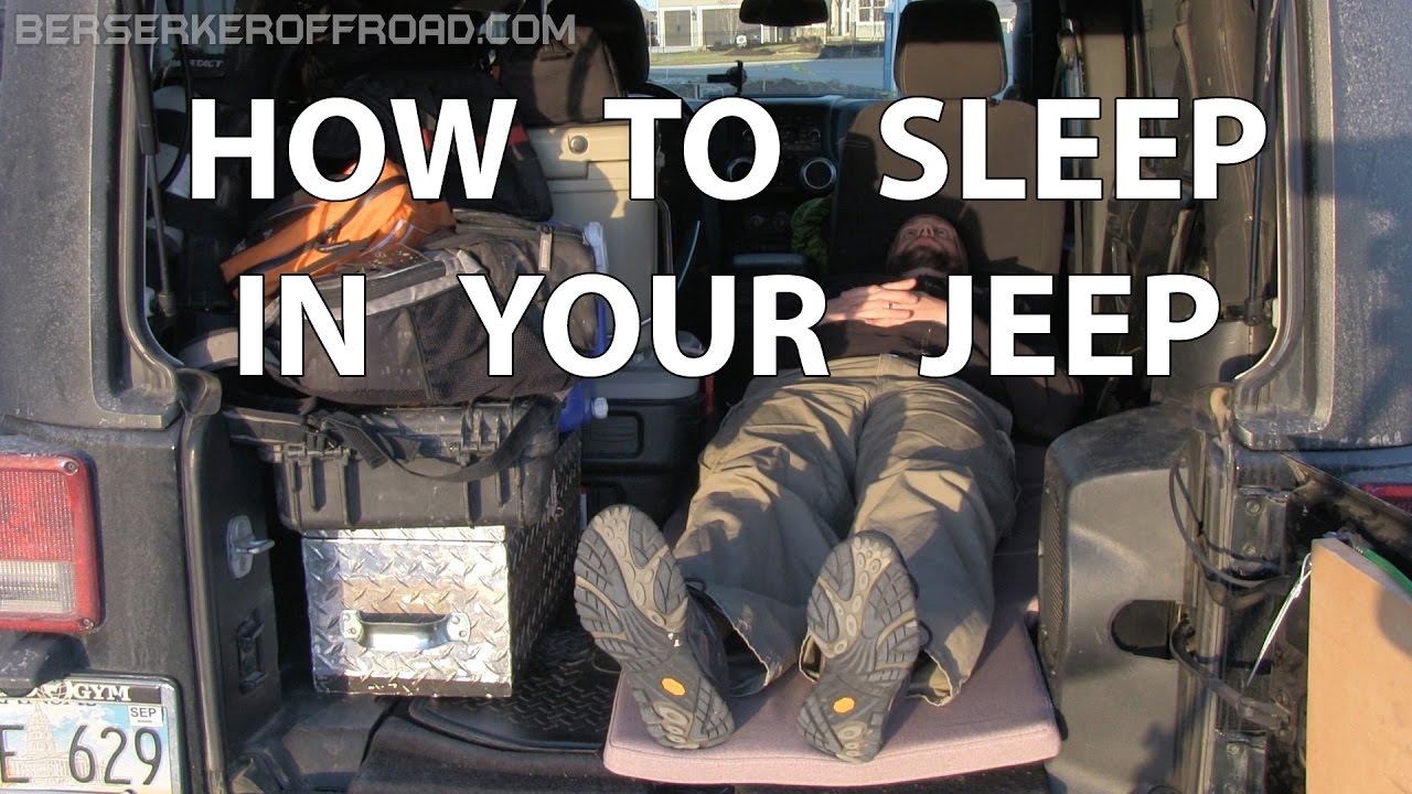 How To Sleep In Your Jeep: NitePad Review - YouTube