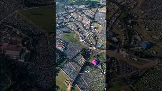 Ariel view of Glastonbury