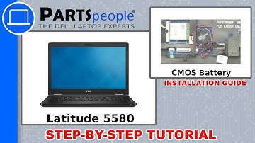 Dell Latitude 5580 (P60F001) CMOS Battery How-To Video Tutorial