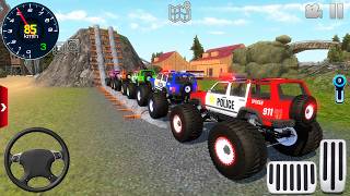 Juegos De Carros - Police Monster Truck Impossible Driver #3 - Car Extreme Racing Android Gameplay screenshot 2
