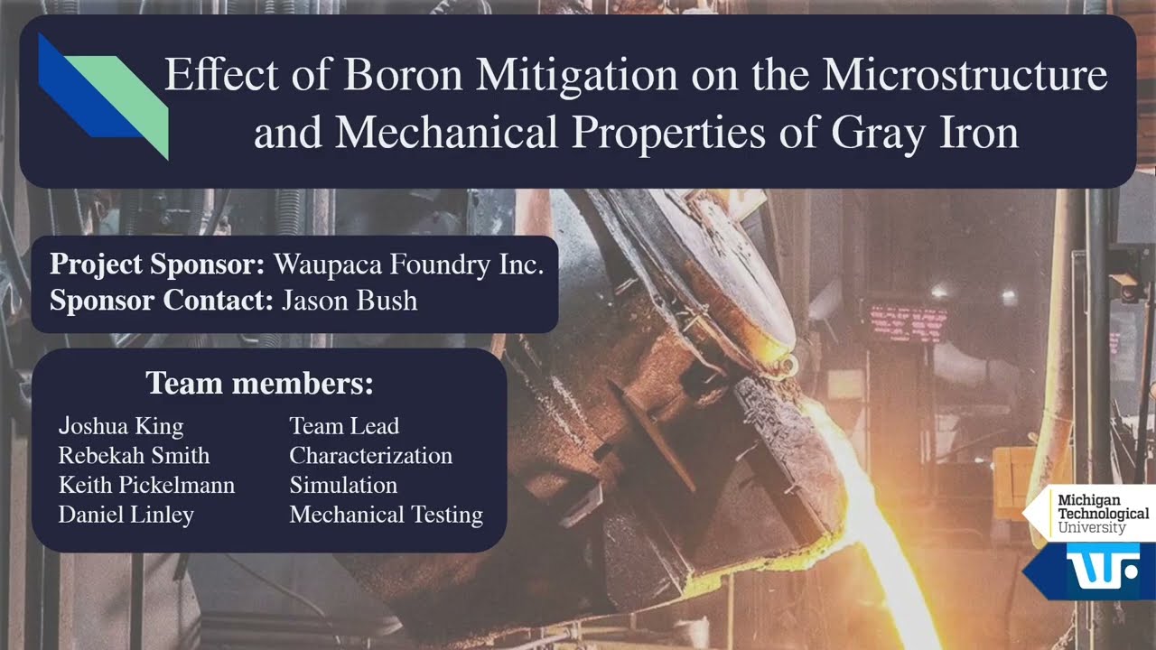 Preview image for 216: Mechanical Properties & Microstructure of Gray Iron Boron Contamination & Removal by Soda Ash video