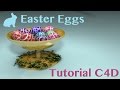 Easter eggs c4d tutorial cinema 4d with ivy grower plugin 3d