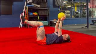 Deadbug Alternating Heel Tap Banded weighted