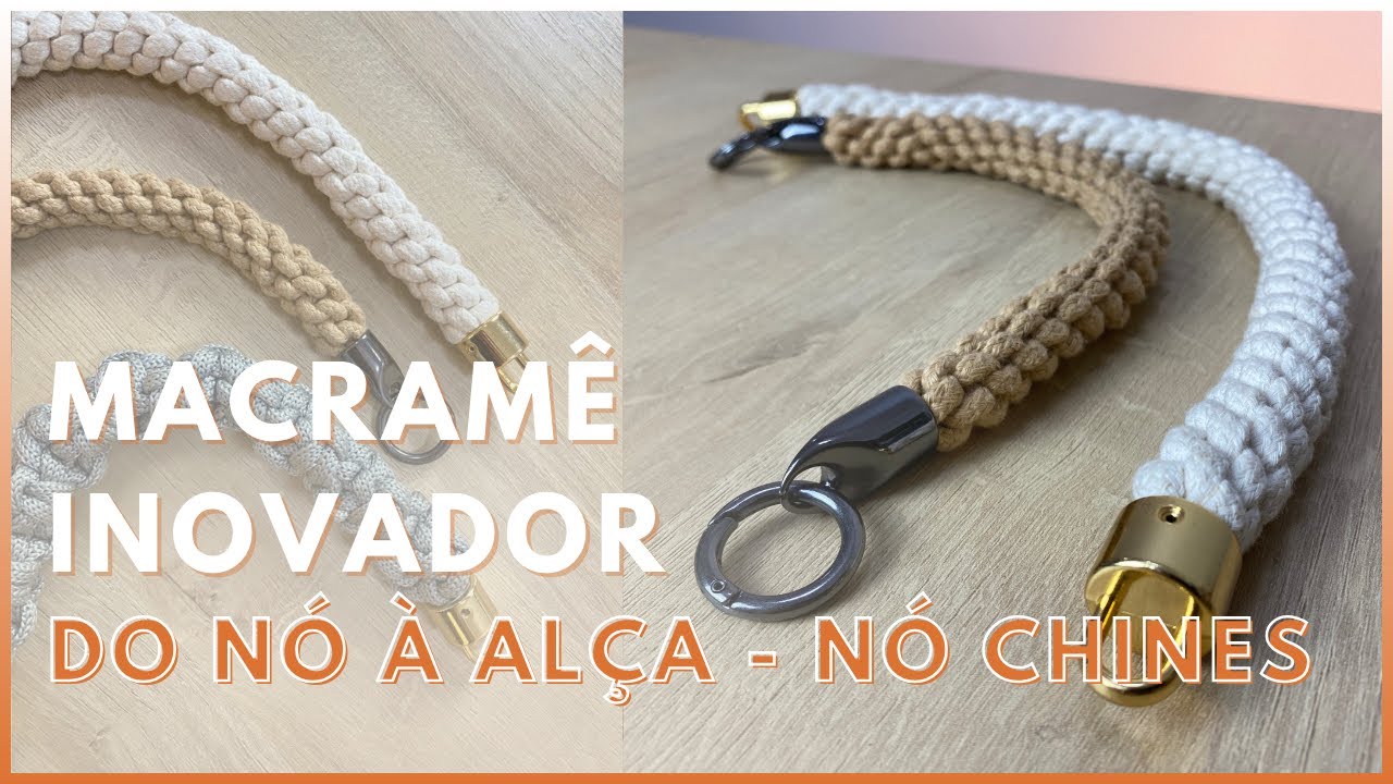 Alça de Mão em Macramê para Bolsas | Do Nó à Alça Sofisticada • EP 01 👑 @Loja Matilda