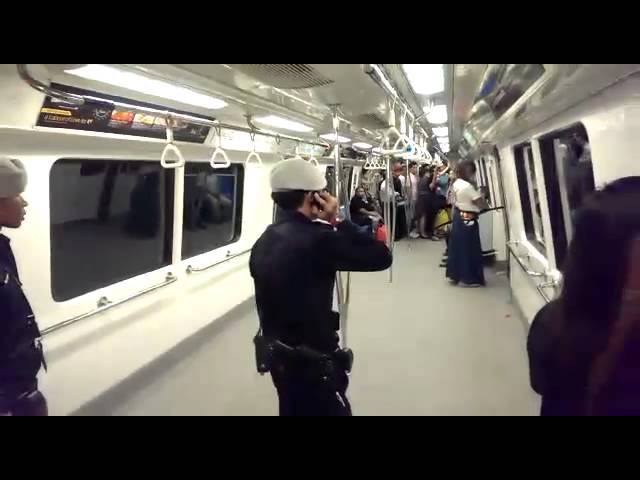 Man armed with sword seen at Dhoby Ghaut MRT station