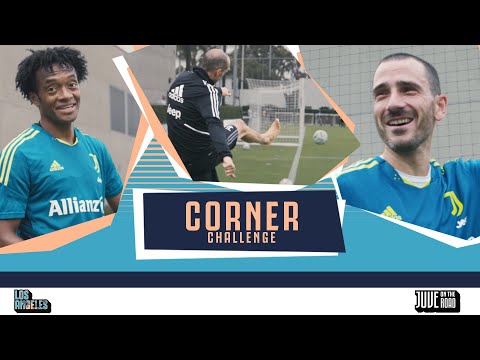 Cuadrado & Bonucci Try the Corner Challenge ft. Mister Allegri! | Juventus on the Road