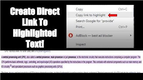Create Link For Specific Part/Text on Webpage in Chrome & Edge!