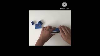 Making the BOTSWANA🇧🇼  Flag out of Lego!! #lego #botswana