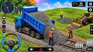 Railroad Builder Simulator 3D - Highway Excavator Construction JCB - Android GamePlay screenshot 5