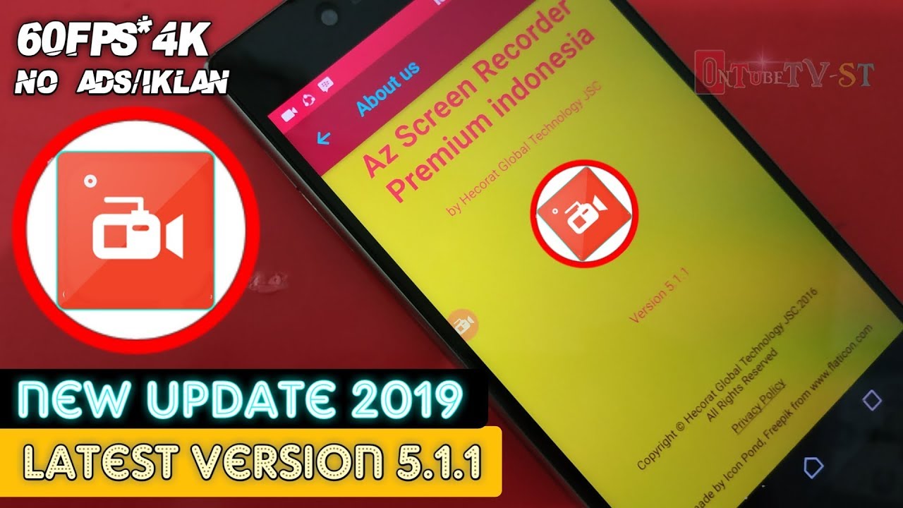 Az Screen Recorder Premium Indonesia 19 Versi 5 1 1 No Ads 60fps 4k Youtube