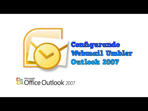 Configurando Outlook 2007   webmail Umbler