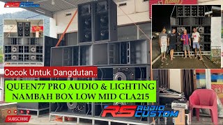 Download lagu QUEEN77 NAMBAH BOX LOW MID CLA 215 BY RS AUDIO CUSTOM BITUNG || REAL CEK SOUND PART 1