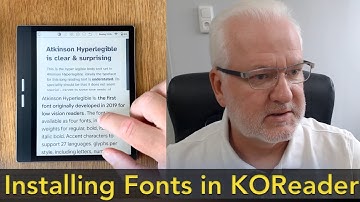 How to install Atkinson Hyperlegible Next Font in KOReader on your e-Reader