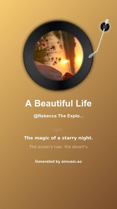 A Beautiful Life #Music #Life #Beautiful
