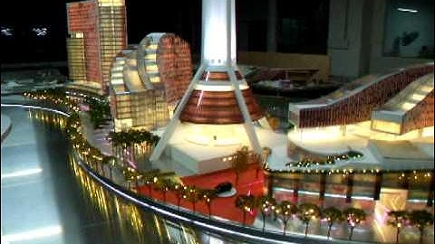 K&A Models - Architectural Model Chengdu TV Tower Grand Lighting Effect & Outdoor Screen - PART B