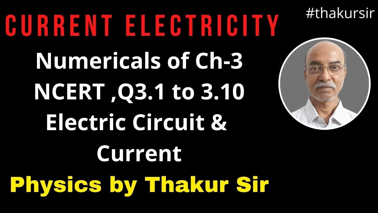 Current ElectricityCh.3NCERTHow to solve numericals of Electric
