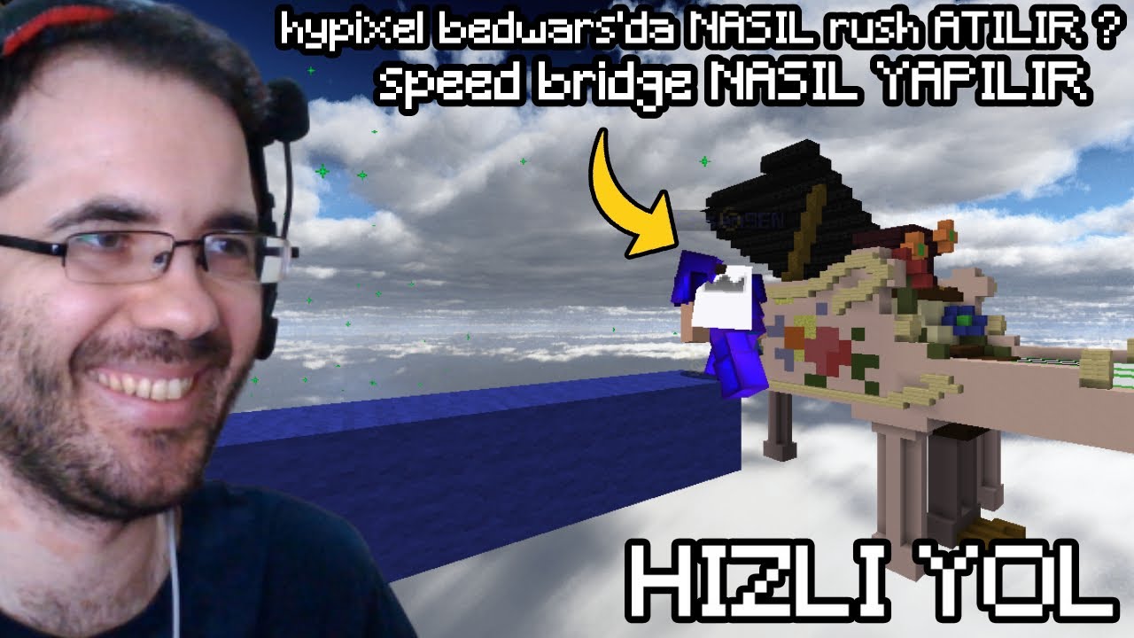 EN İYİ SPEED BRİDGE (Hızlı Yol) TAKTİĞİ! Hypixel BEDWARS KANALLARI GİBİ OYNAMAK | Minecraft Bed Wars