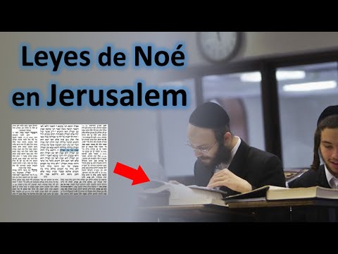 Las Leyes Noájidas como estudio principal en una Yeshiva de Jerusalem