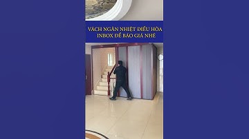 Rèm Tổ Ong Chữ L Ngăn Nhiệt Điều Hòa Cầu Thang | Vách Ngăn Di Động Giúp Tiết Kiệm Tiền Điện