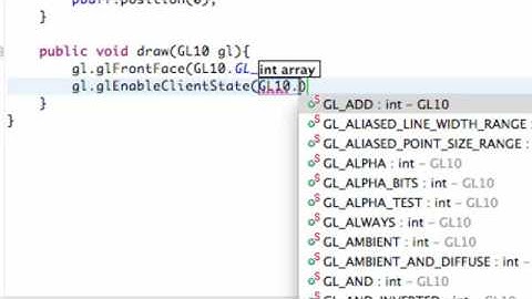 Android Application Development   174   Creating Draw method for OpenGL