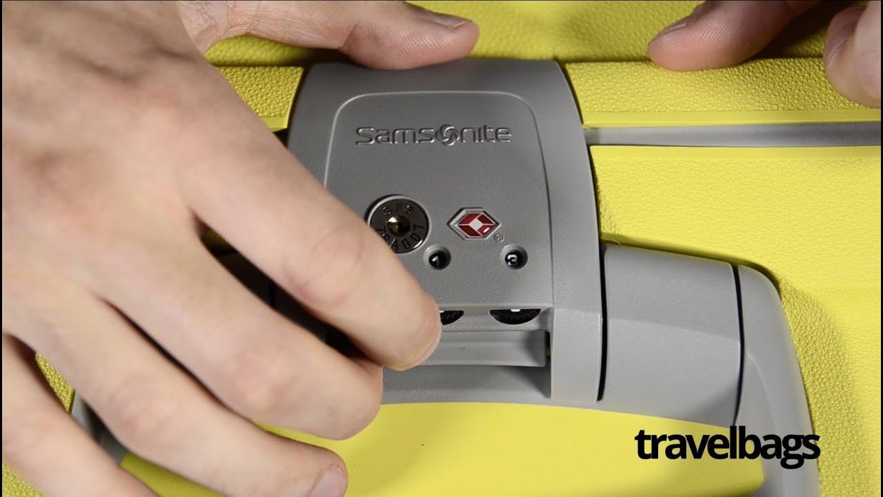 Bediening mogelijk Aanzienlijk Beïnvloeden Instellen TSA cijferslot Samsonite by Travelbags