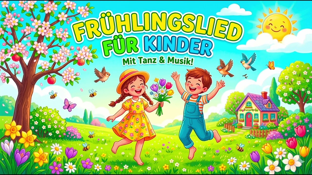 Hallo Frühling! 🌷 Fröhliches Kinderlied zum Mitsingen & Tanzen (2026)