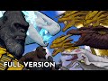 Kong and shimo vs king ghidorah  animation full version