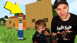 We FINALLY Upgraded our House in Minecraft... | Father Son Minecraft