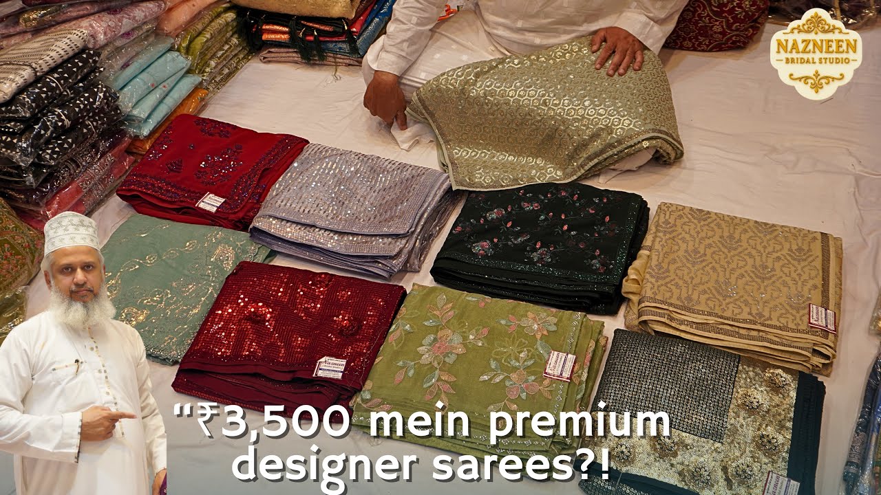 Premium Designer Sarees at Just ₹3,500 😍 | Budget Bridal Collection in Hyderabad | Luxury Look