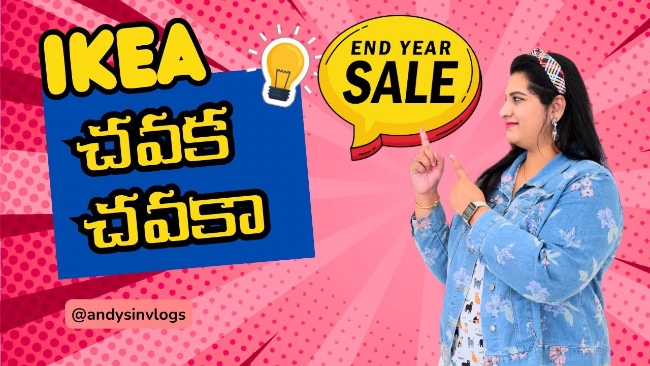 Ikea Hyderabad Year end and Christmas Sale Offers discounts and new products Telugu Vlog YouTube