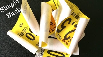 How to Remove Sticky Labels and Stickers | No Tool Method | Hack for selling on Poshmark eBay Amazon