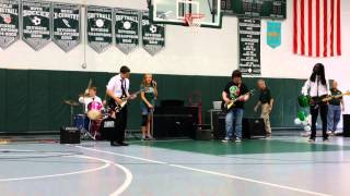 @HazletMiddle talent show Jacks Band Nuclear Family Cover