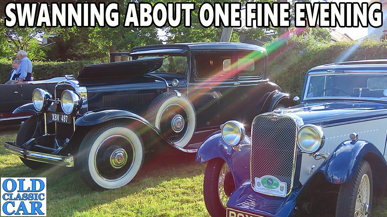 Classic & Vintage Cars gather at the The Swan, Marbury in Cheshire | VSCC pub meet