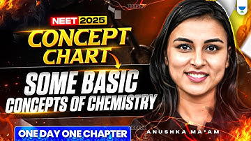 Some Basic Concepts Of Chemistry | Concept Chart | One Day One Chapter | NEET 2025 | Anushka mam