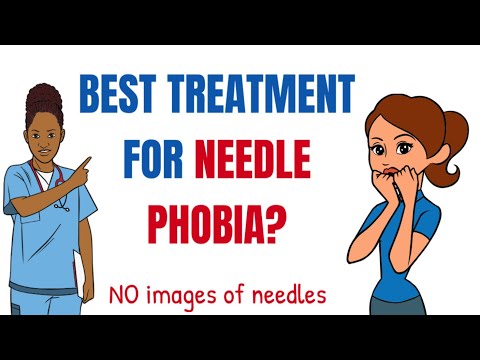 What is the best treatment for needle phobia?