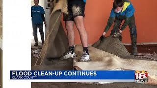 Flood clean-up continues