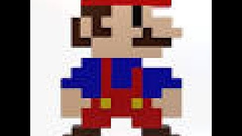 8-Bit Luigi & Mario Pixel Art tutorial