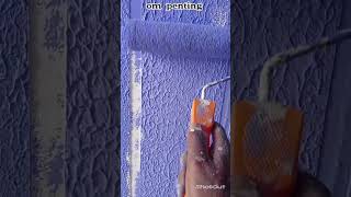 blue colour  royal paint| wall painting tape design #shorta #3d