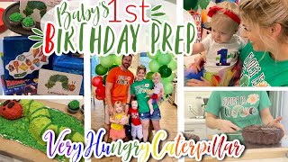 Very Hungry Caterpillar Baby&#39;s First Birthday Party Cake, Decor, Food, and more! | Rachel Engelbarts