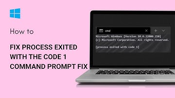 How to Fix Process Exited With The Code 1 Command Prompt FIX