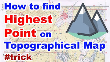 How to find Highest Point in a Toposheet | ICSE Geography