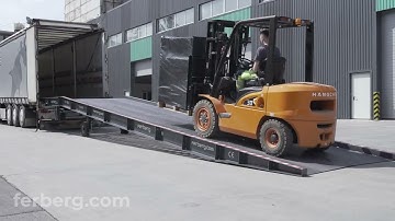 FERBERG loading ramp. Rampa mobilna. Rampa di carico mobile. Mobil læsserampe. Mobile Verladerampe