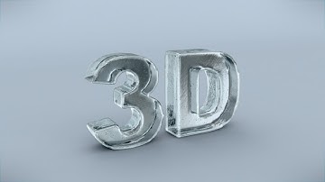Blender 3D: Ice Crack and Shatter Text Effect