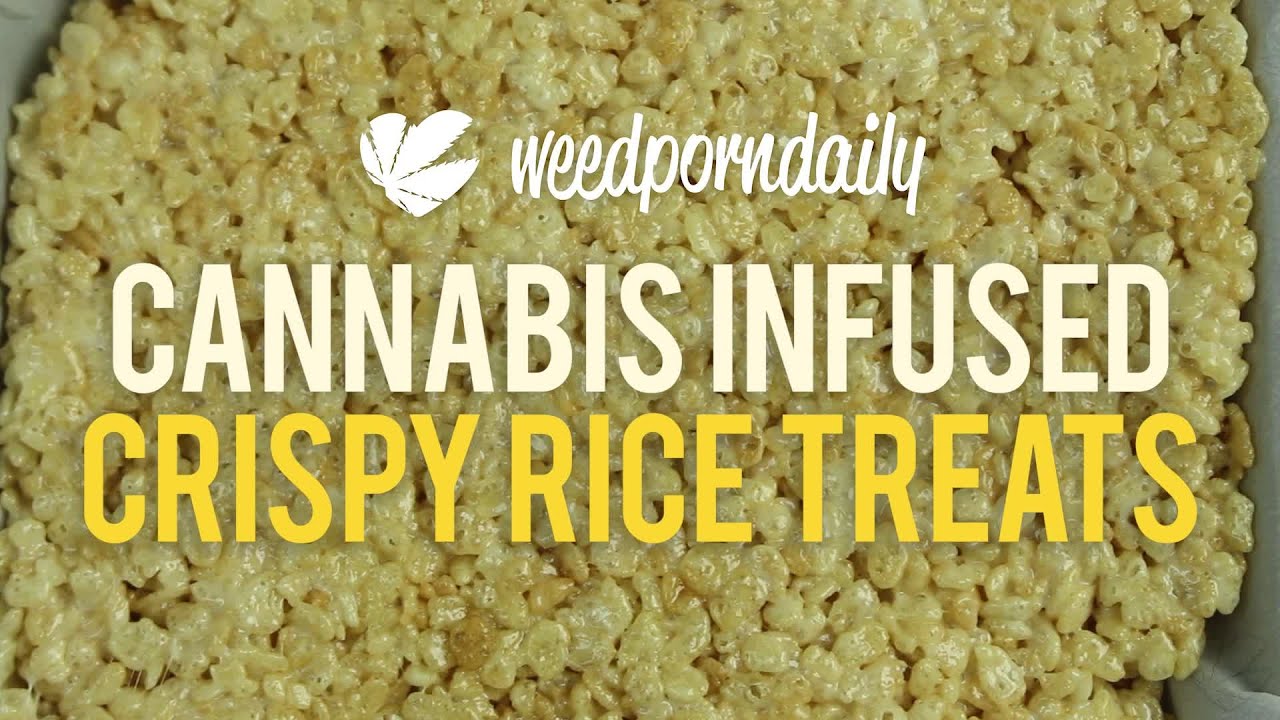 Cannabis Infused Crispy Rice Treats - We Have Munchies